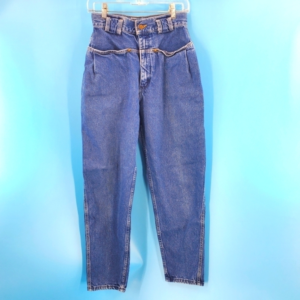 Vintage 90s Lee high waist medium wash cotton jeans 11/12